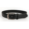 zinc alloy buckles black pu leather belt